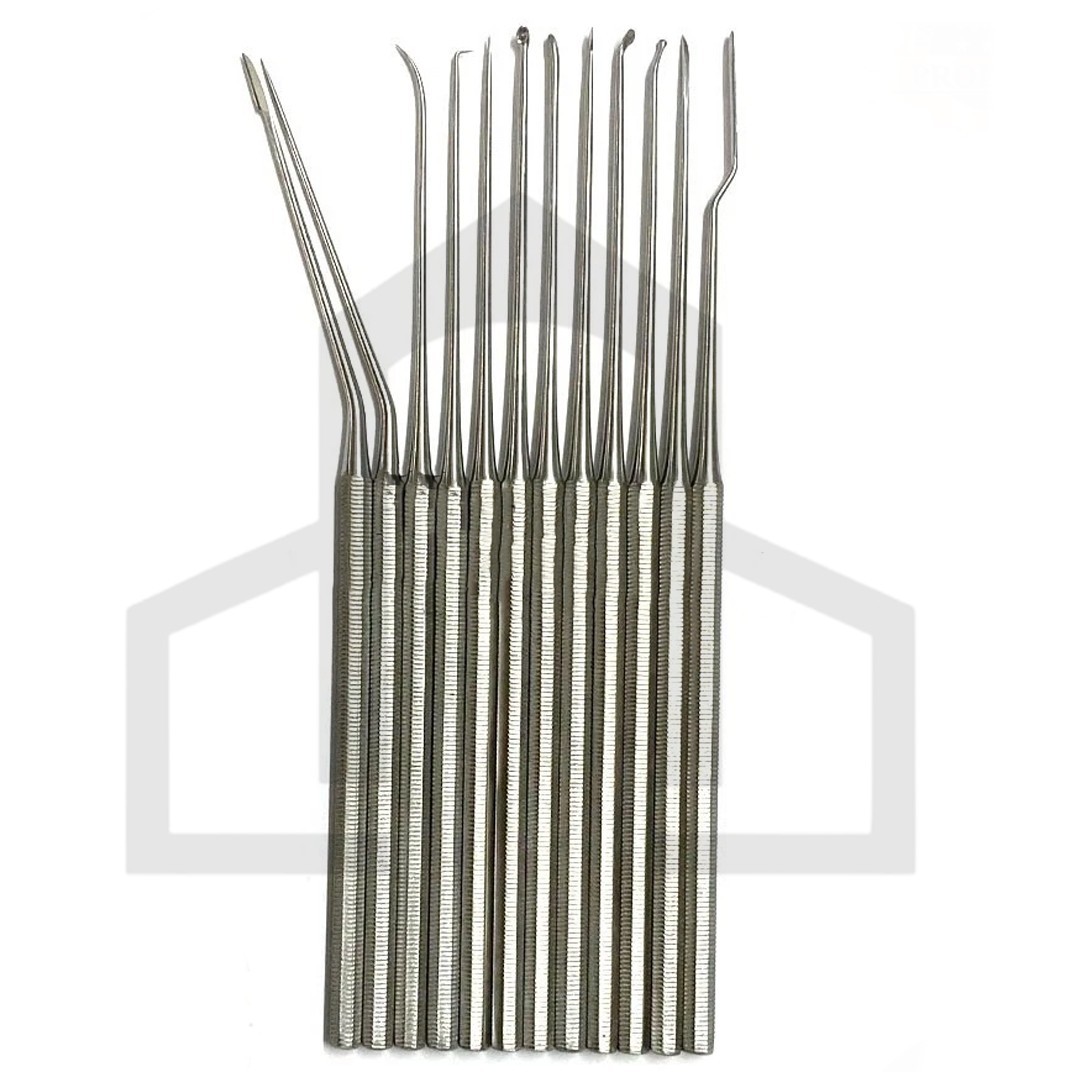 Micro Repositor Shea Ear Operation Set of 12 Pcs Surgical Tools ENT Instruments
