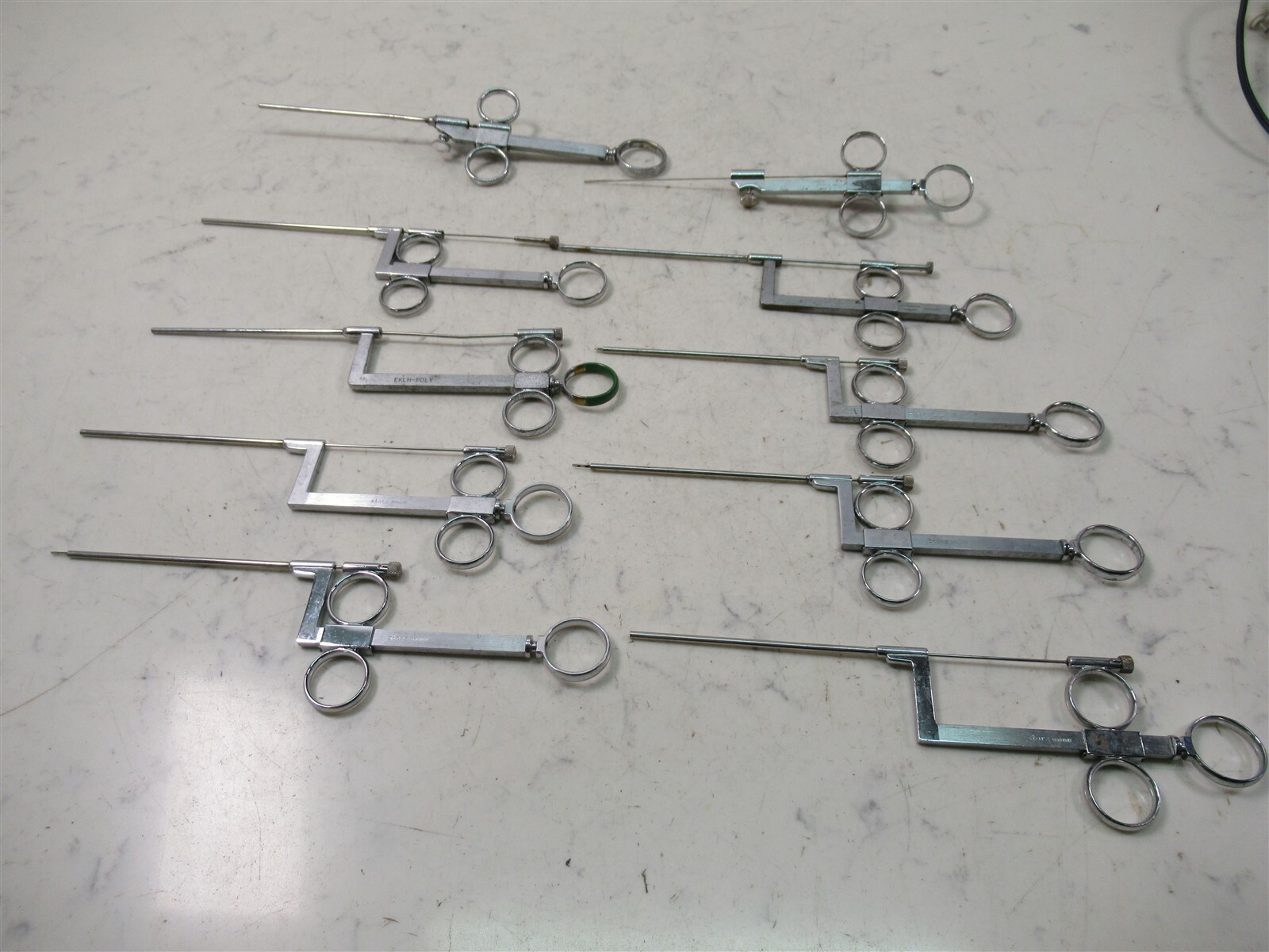 Lot of 10 Bruening Nasal Snares Stainless Steel Storz N-2384 & Others