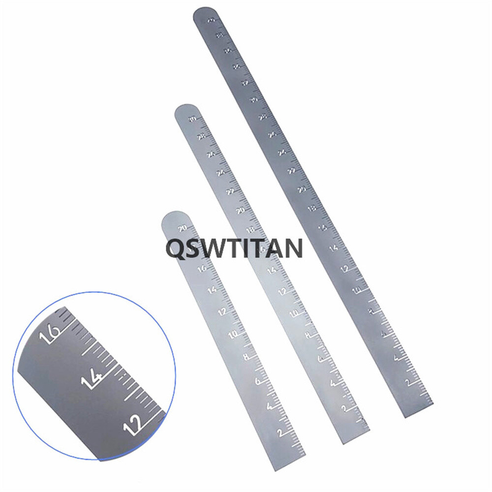 X-ray measuring ruler perspective development film measuring tool caliper