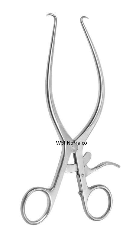 Gelpi Retractor, 5.5″, with Grip Lock, Sharp Prongs, Premium