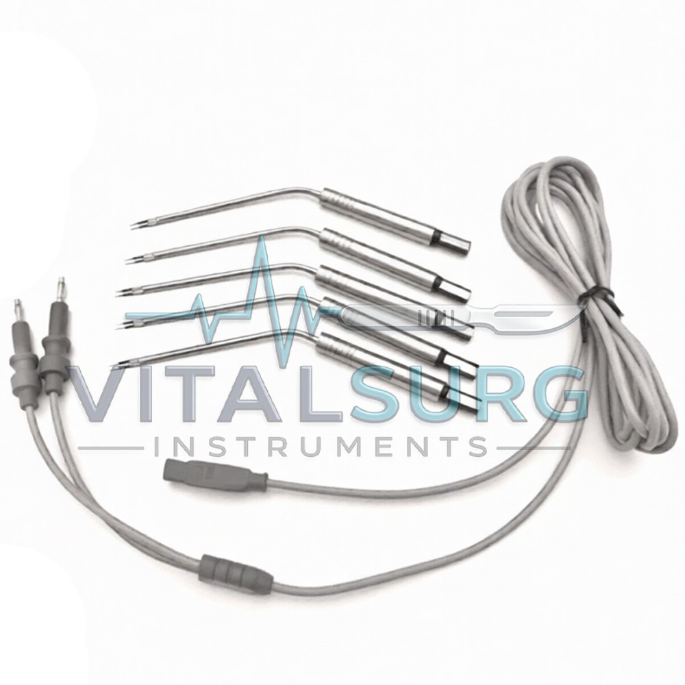 ENT Bipolar Electrodes Set Electro Surgical instruments