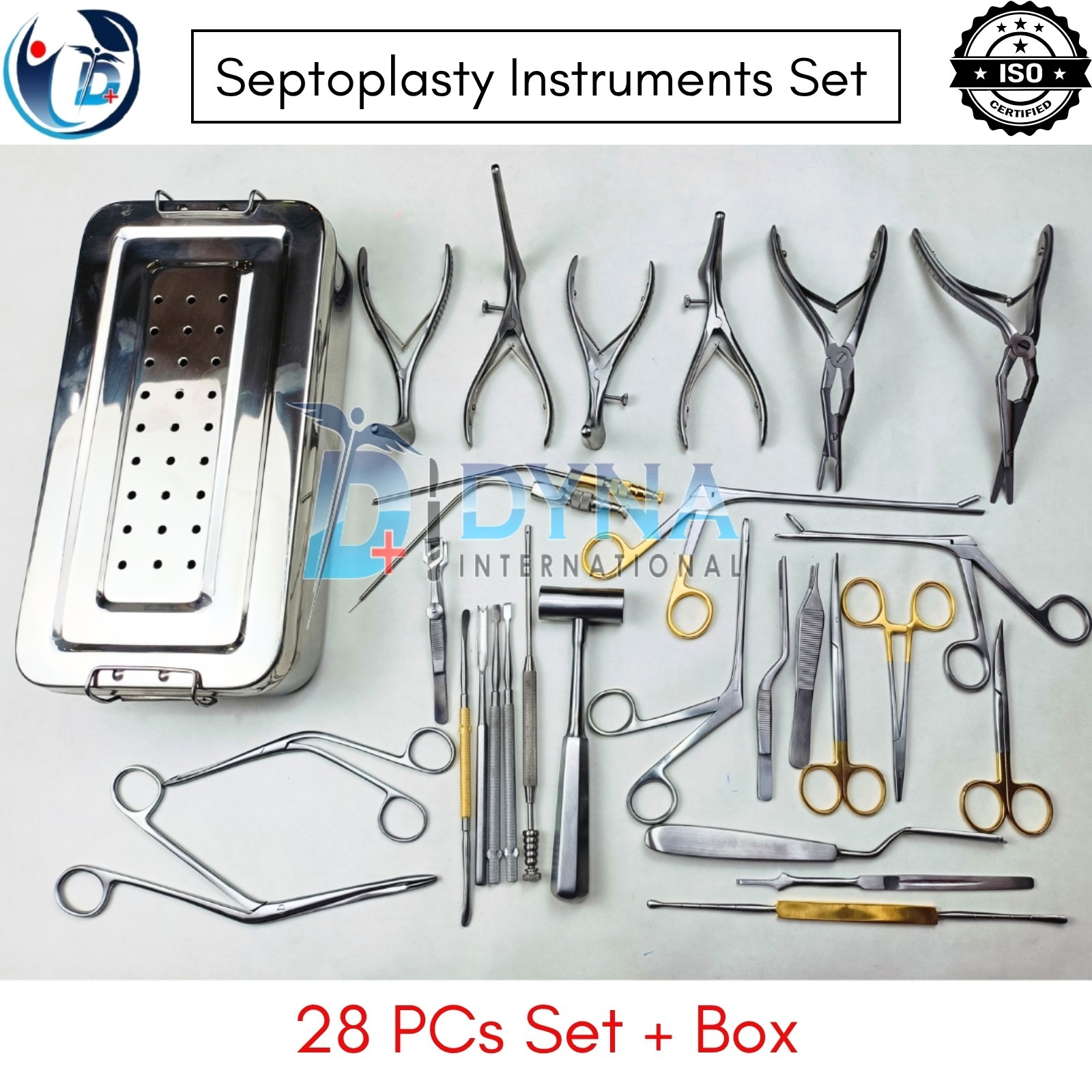 Septoplasty Instruments Set of 28 Pcs – Nasal Surgery Tool Set A+ German Quality
