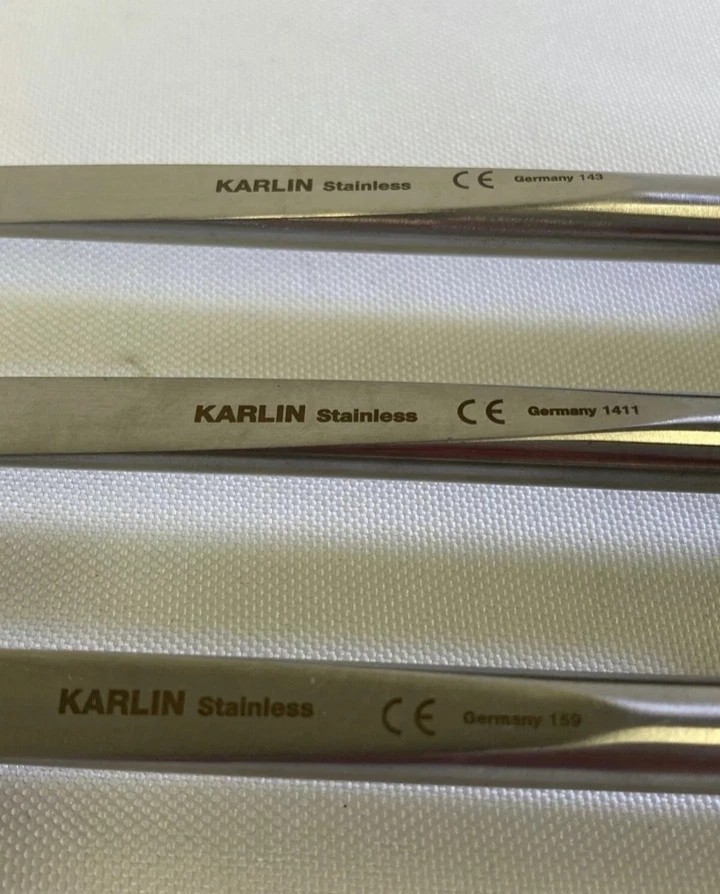 Set of 3 Symmetry Codman Karlin Magnum XL Cobb Elevators 10mm 15mm 20mm Spine