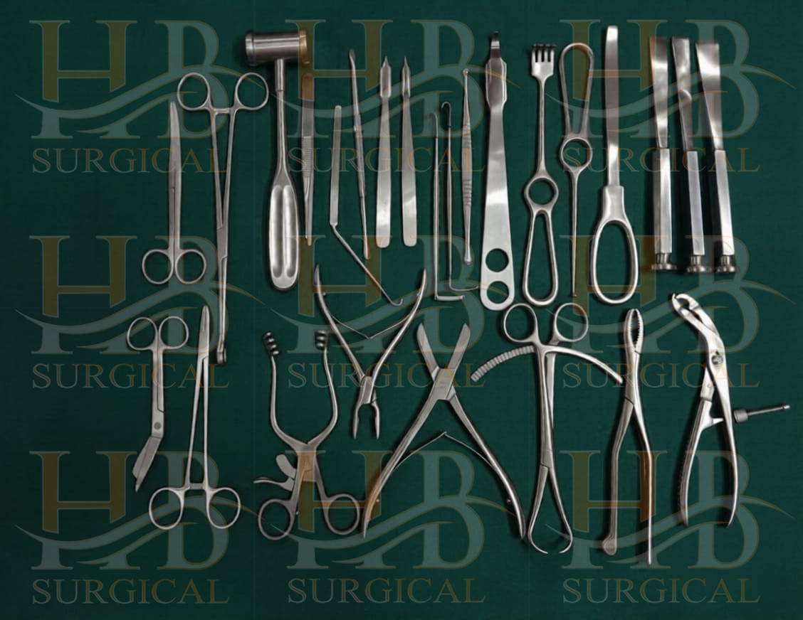 Basic Orthopedic Surgery Set of 25 Pcs Surgical Orthopedic Instruments A+Quality