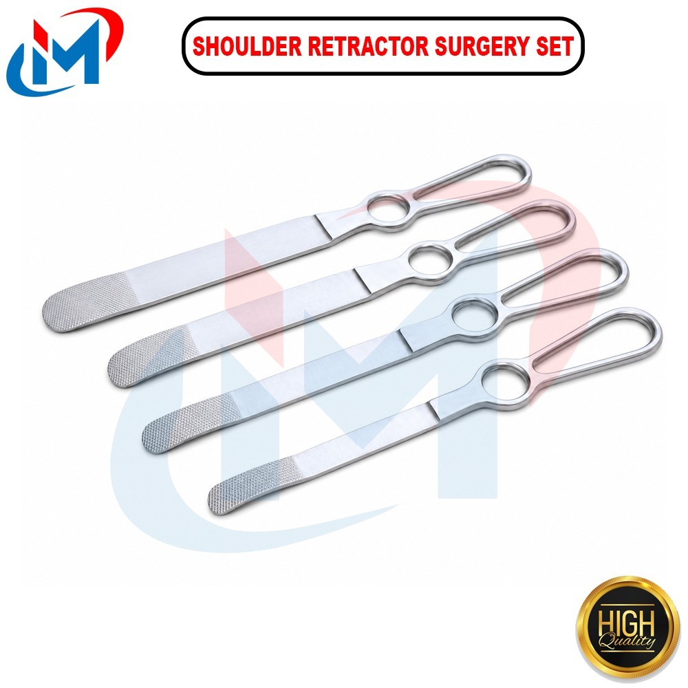 Shoulder Retractor Surgery Set of 13 With Sterlize Mesh Box Orthopedic