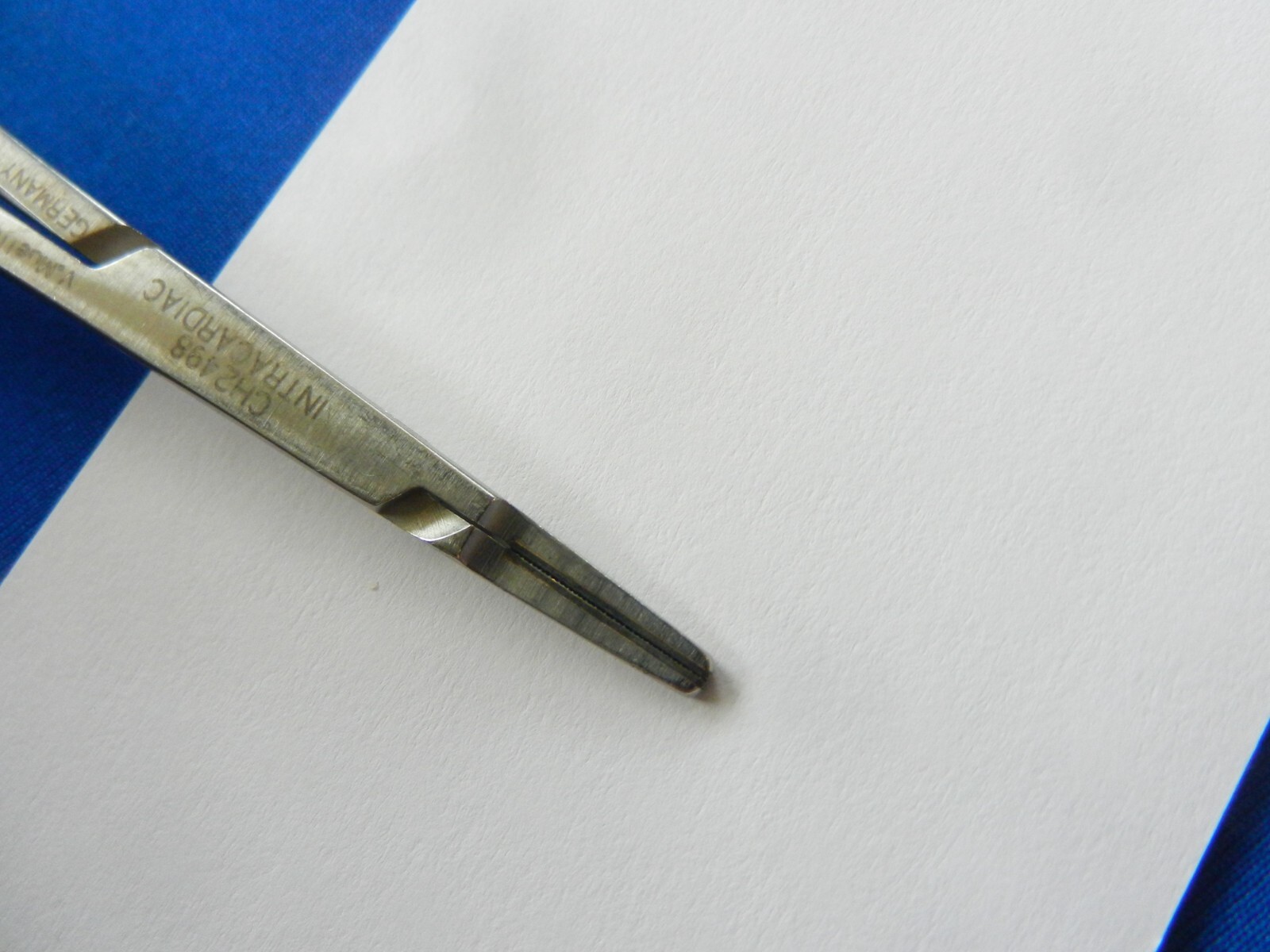 E1891 V. Mueller CH2498 Vital Cooley Straight Narrow Jaw Needle Holder 26.3cm