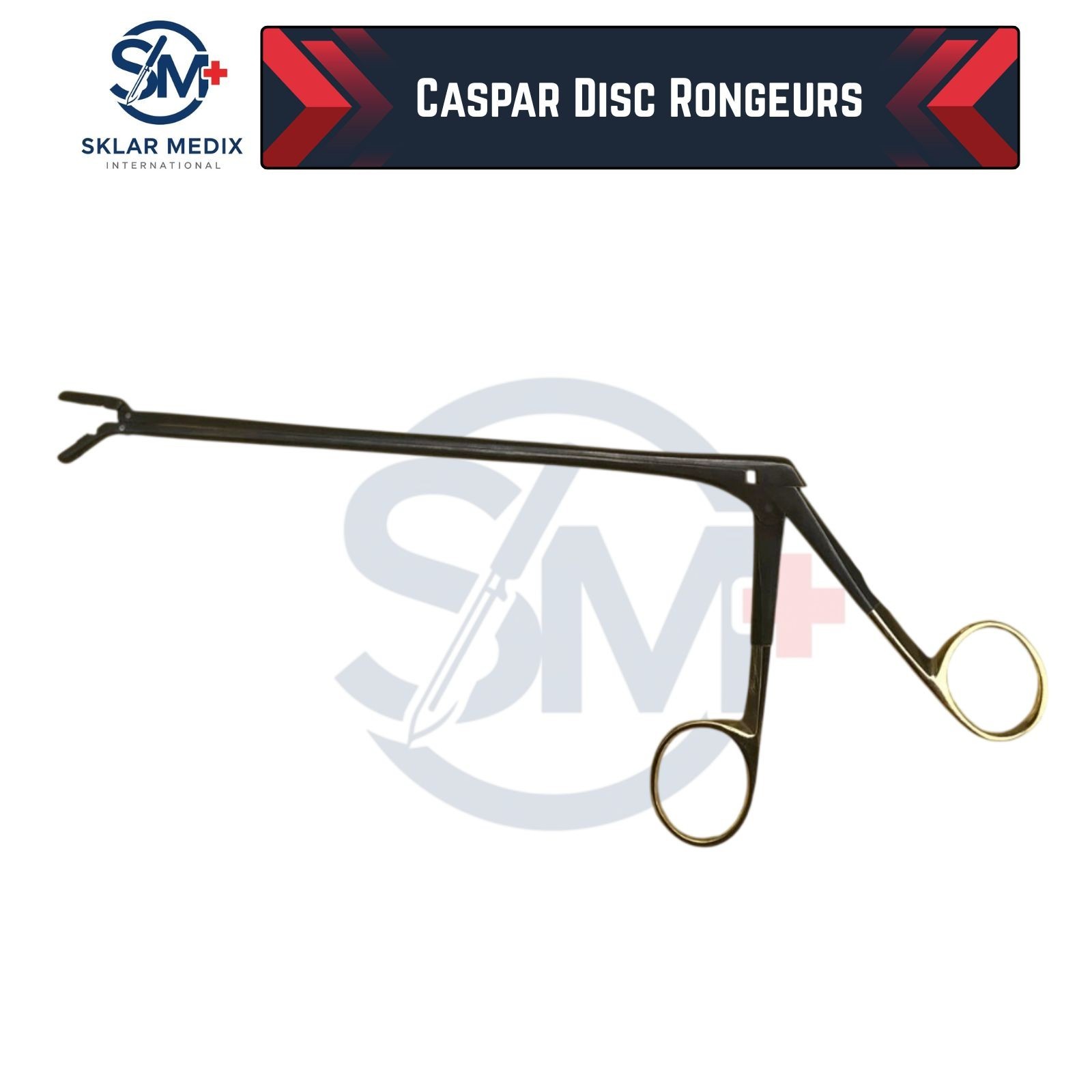 Caspar Intervertebral Disc Rongeur Set of 3 PCs Orthopedic Spine Instruments