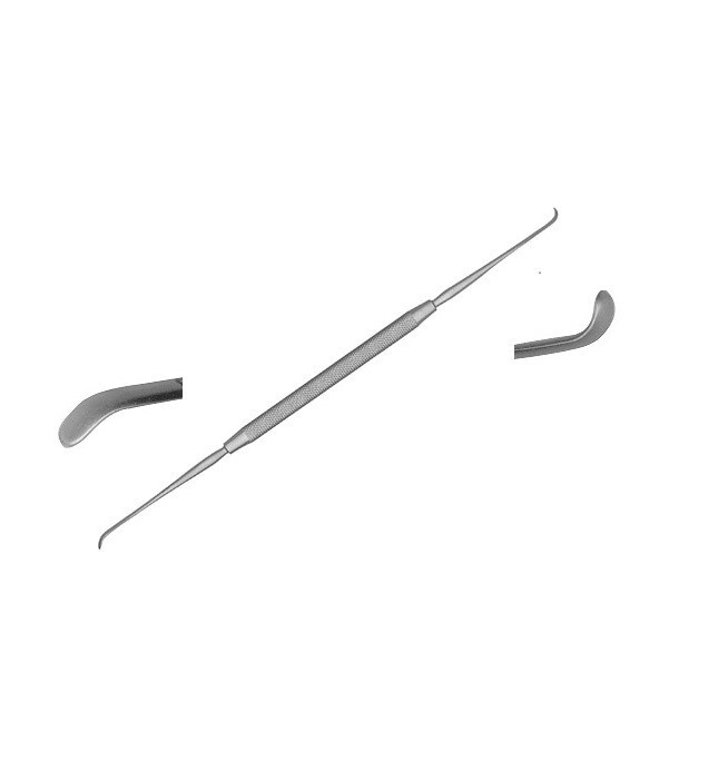 Bruett Dura Elevator, 7.1/2″, Double Ended, 3mm & 5mm Blades, 15mm Deep