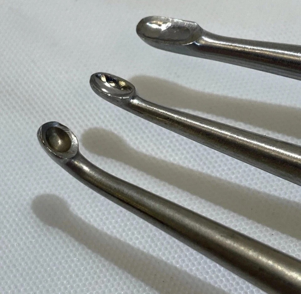 V. Mueller Set of 5 PCS Cobb Elevators & Curette Set Neuro Spine Orthopedics