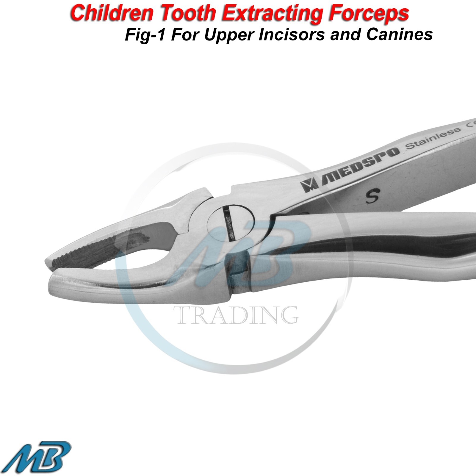 Dental Pedo Kid Tooth Extraction Forceps Upper Central Lateral Incisors Tools CE