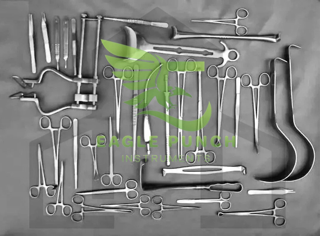 Laparotomy General Surgery Basic Set Surgical Instruments 108 PCS Set