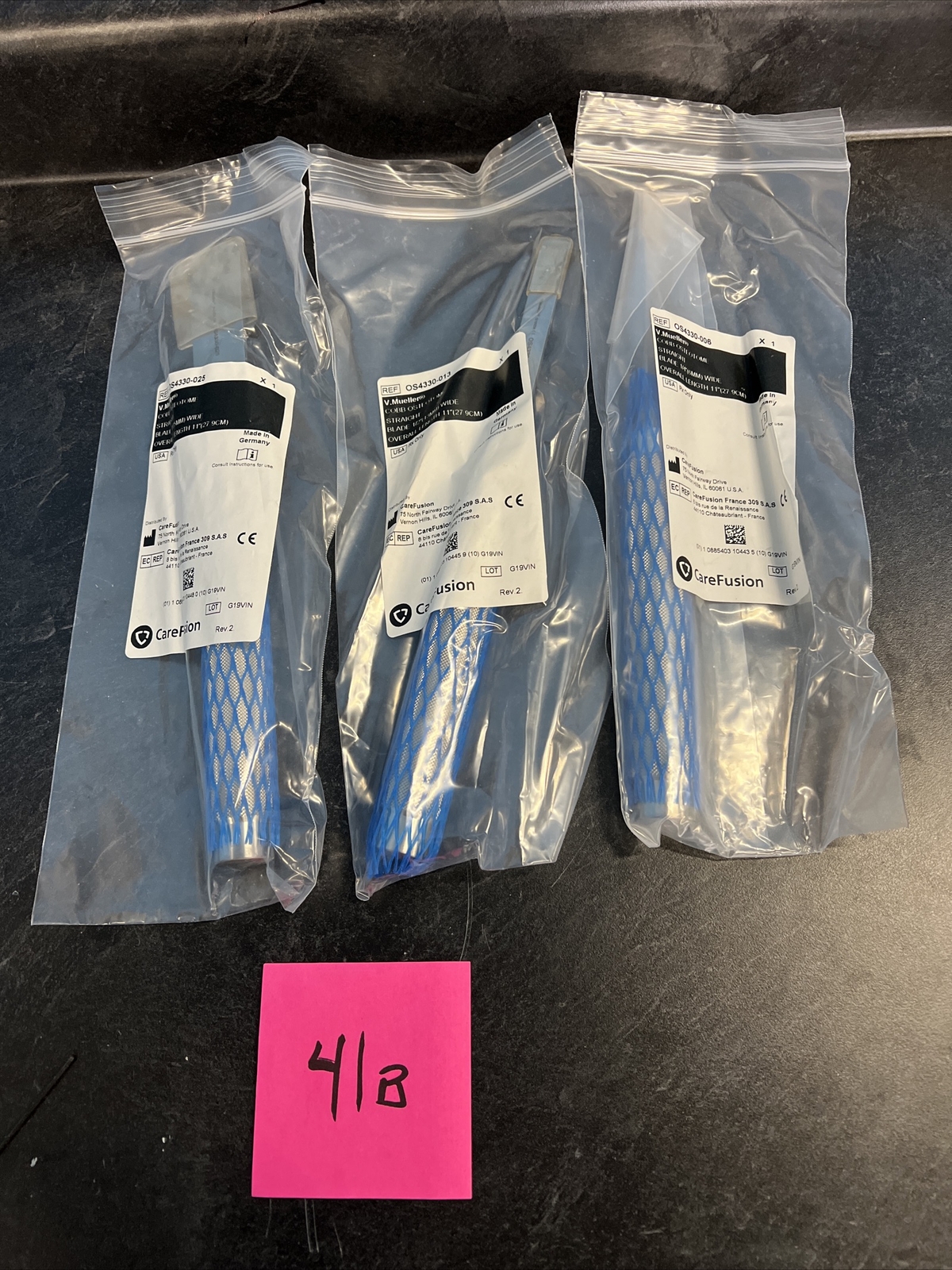 3 Lot V.mueller Cobb Osteotomi Straight 1”wide Os4330-025,013,006 Read Details