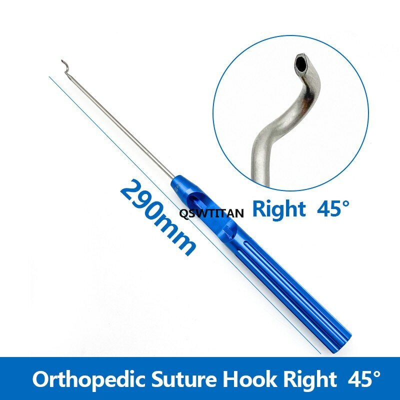 Orthopedic Suture Hook Joint Ligament Reconstruction Arthroscopy Wire Pass