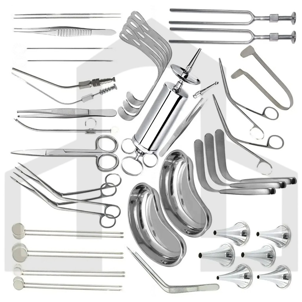 Ent Examination Set for Inspection of Ear Nose & Throat 39 Pcs
