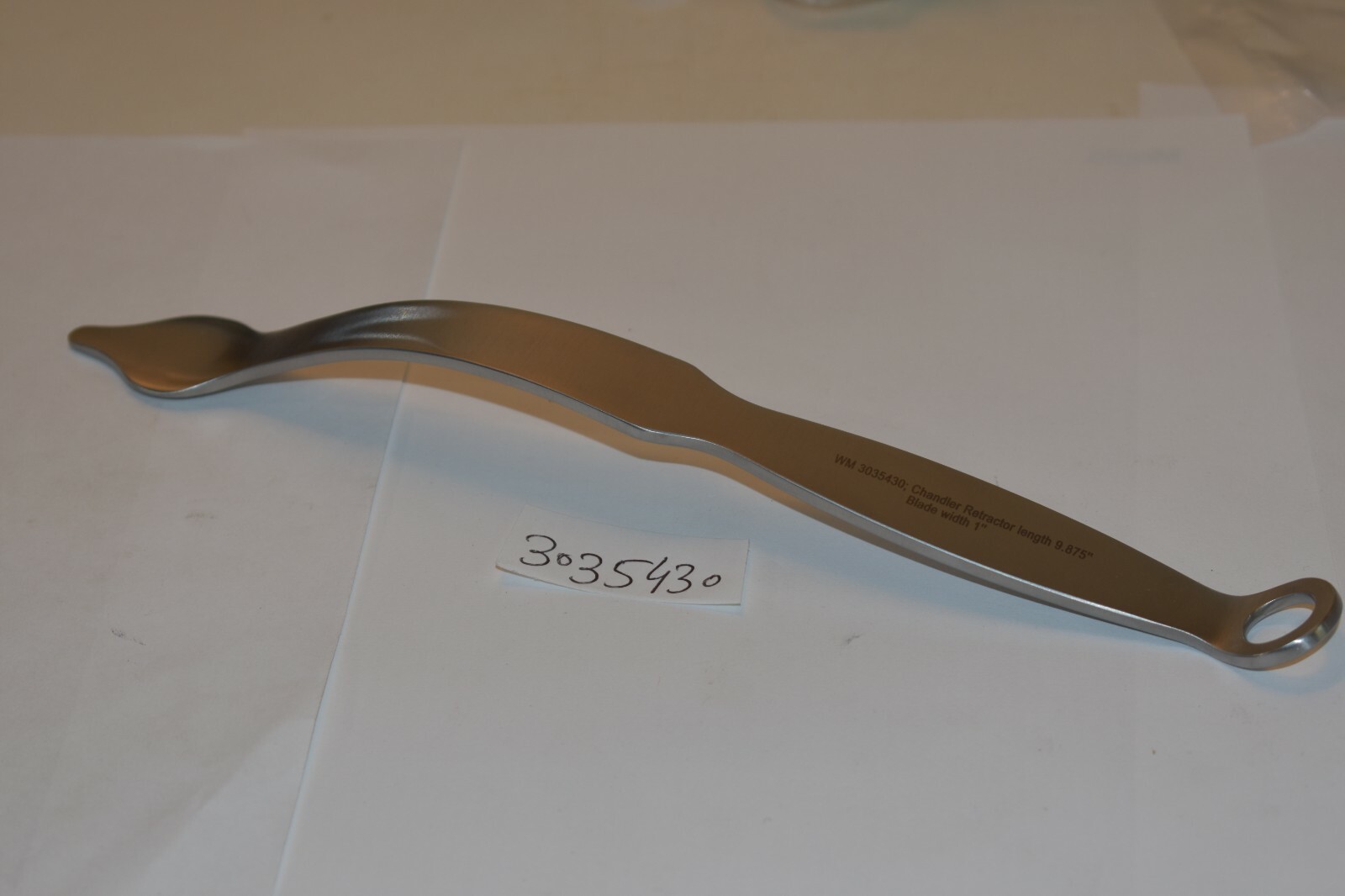WM 3035430 Chandler Orthopedic Retractor L/9.875″Blade 1″ Wide