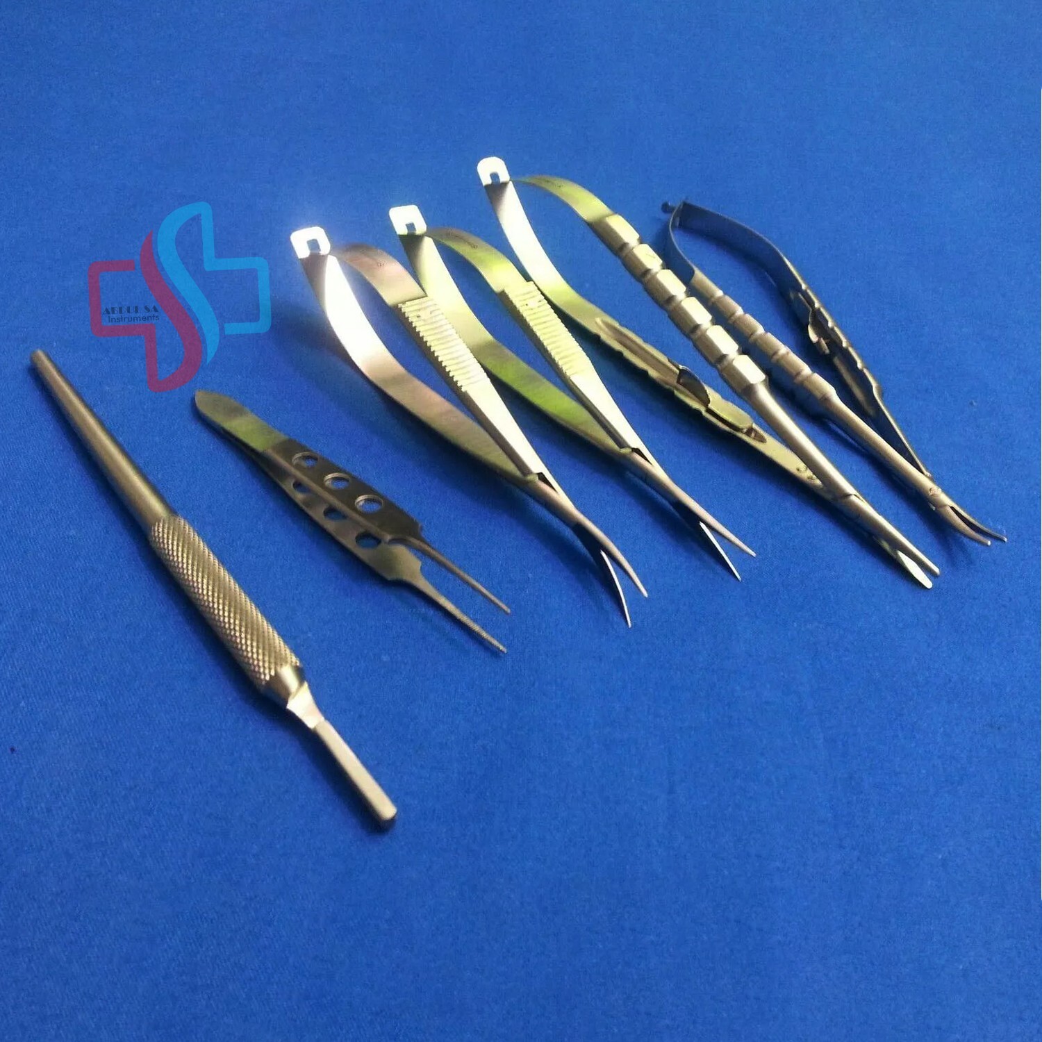 6 PC O.R GRADE EYE MICRO SURGERY SURGICAL OPHTHALMIC INSTRUMENTS KIT SET
