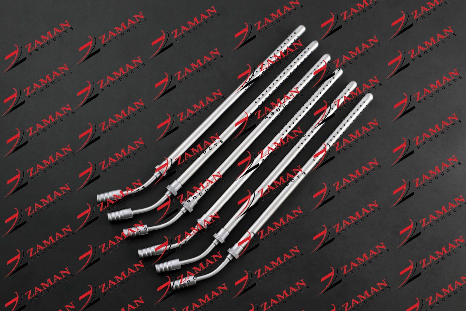 POOLE Suction Tubes 23 Fr Curved 6 PCs Surgical Instruments Zaman Products