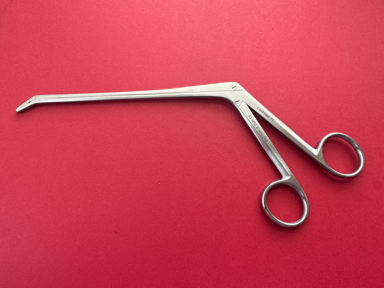Codman DELICATE Intervertebral Disc Rongeurs, Curved Down, 3x10mm Ref: 53-1252