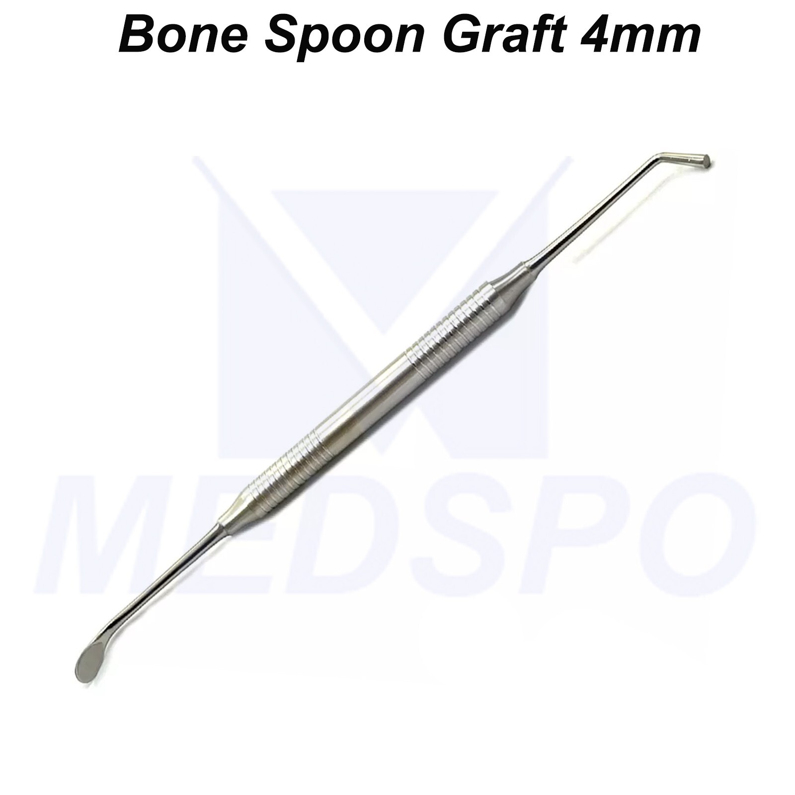 Dental Bone Spoon Graft Scoop Packer Plugger 4mm Surgical Implant Instruments