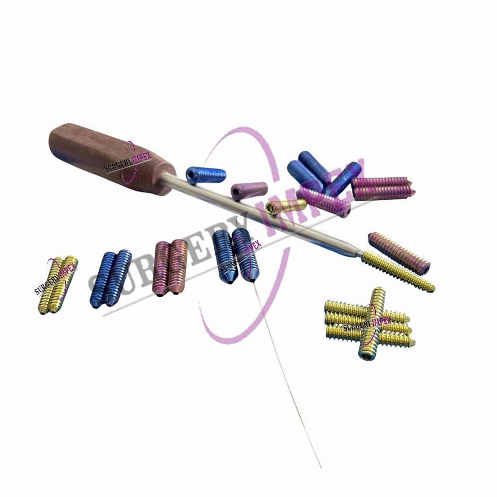 ACL Interference Screws Dia:10mm Length 20 to 35mm 51Pc Titanium grade 5