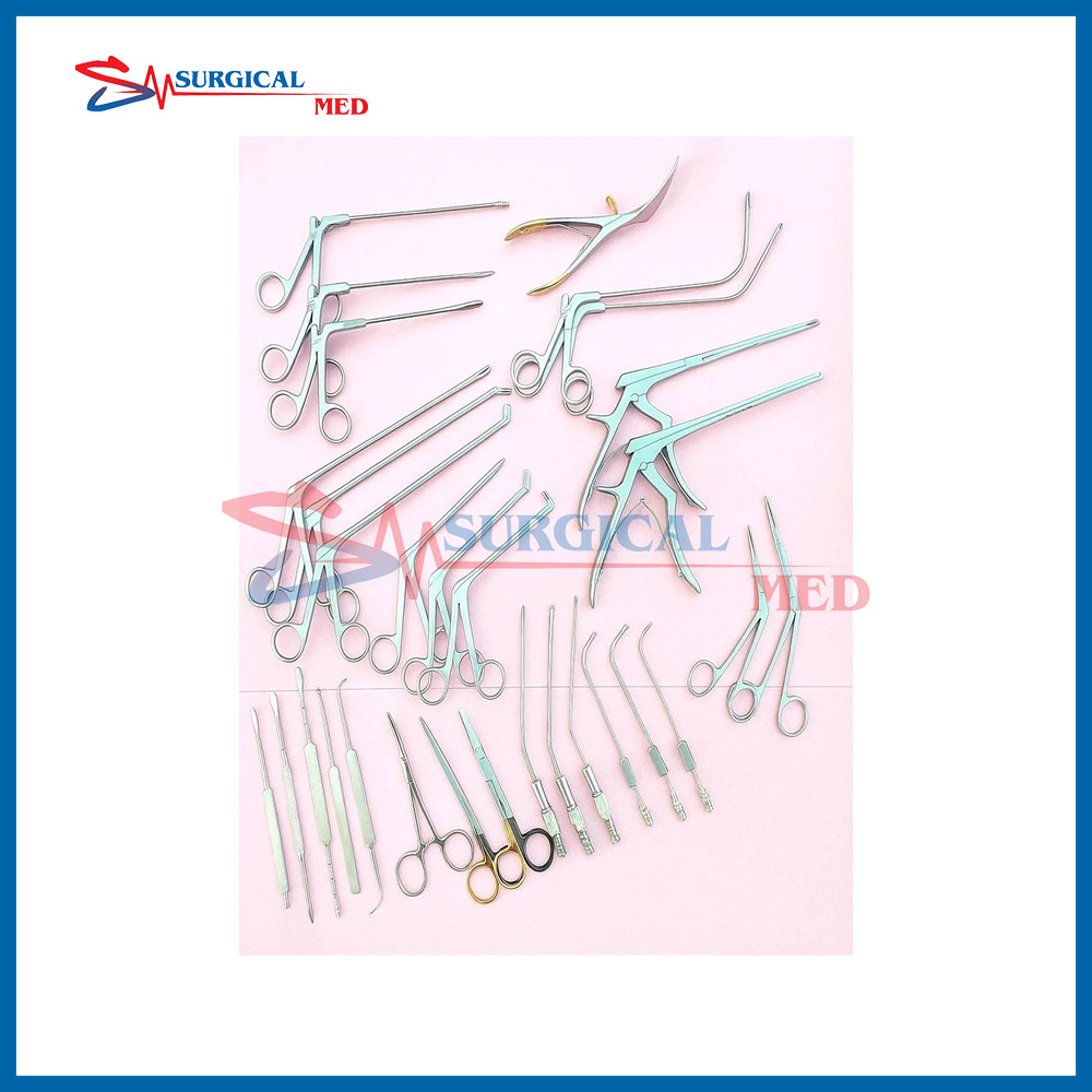Endoscopic Fess Sinus Nasal Surgery Set ENT Instrument Set