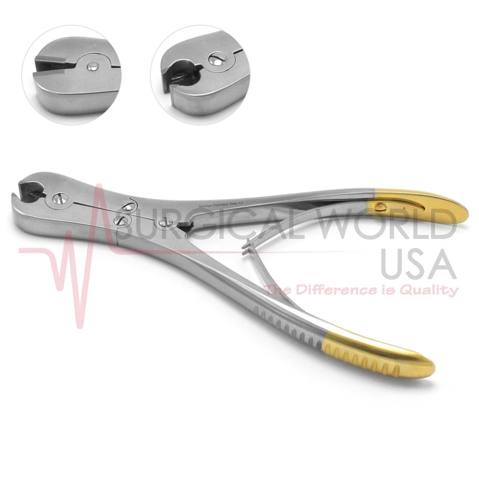 TC Cns Front & Side Pin Wire Cutter 7″ Orthopedic Cerclage Wire Cutter Plier