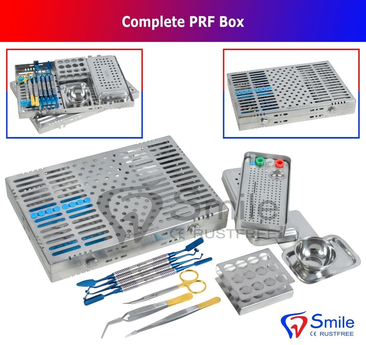 PRF Box Set Platelet Rich Fibrin Dental Implant Surgery Box / Free Cassette FDA