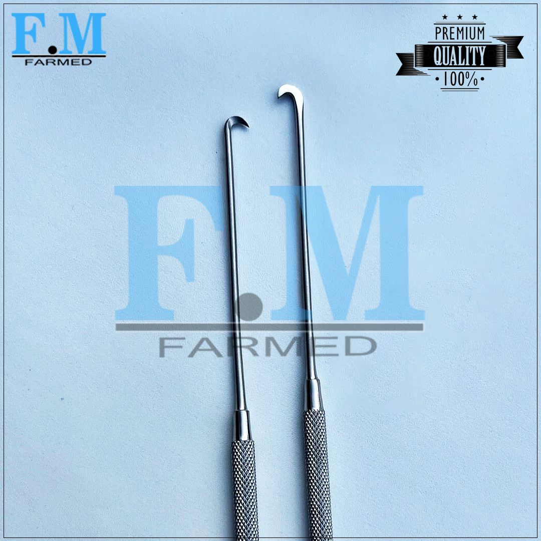 Arthroscopy Hook Knife 3 mm 2 Pcs Set, German Steel Arthroscopic instruments Set