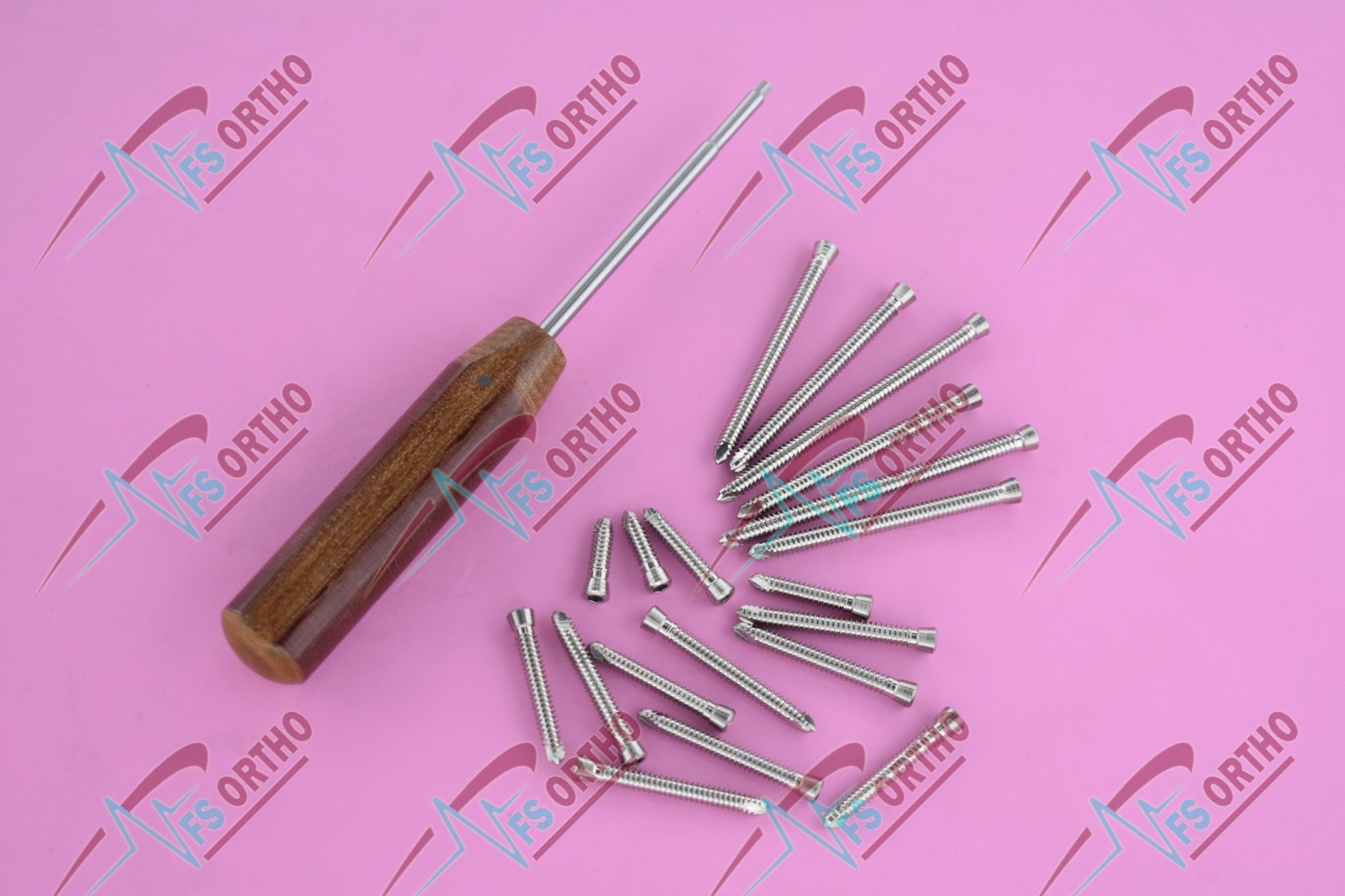 Safety Locking Screws 3.5 mm Stainless Steel 316L (220 pcs) Lengths 12 to 50mm