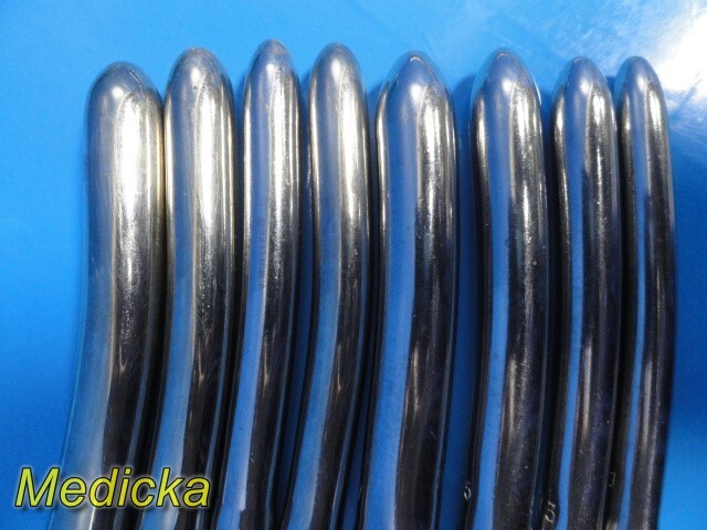 8X V.Mueller Symmetry Surgical Sklar Assorted Uterine Dilator Set, Hegar ~ 28267