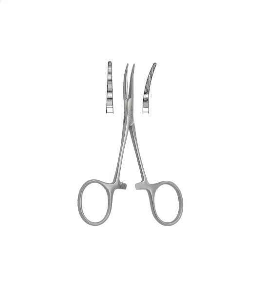 HALSTEAD Mosquito Hemostatic Forceps, 5″, Straight Serrated Delicate Jaws