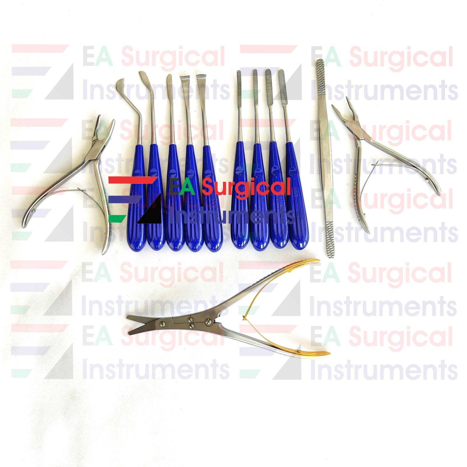 Rhinoplasty Preservation Instruments Set Lateral Saw & Rasp Set Nasal Surgery