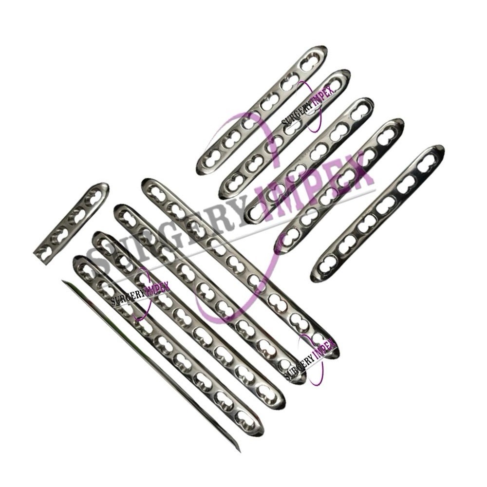 Locking Small Fragment 3.5MM Plates 6 To 10 Holes With LCP Screws 127 Pcs SS
