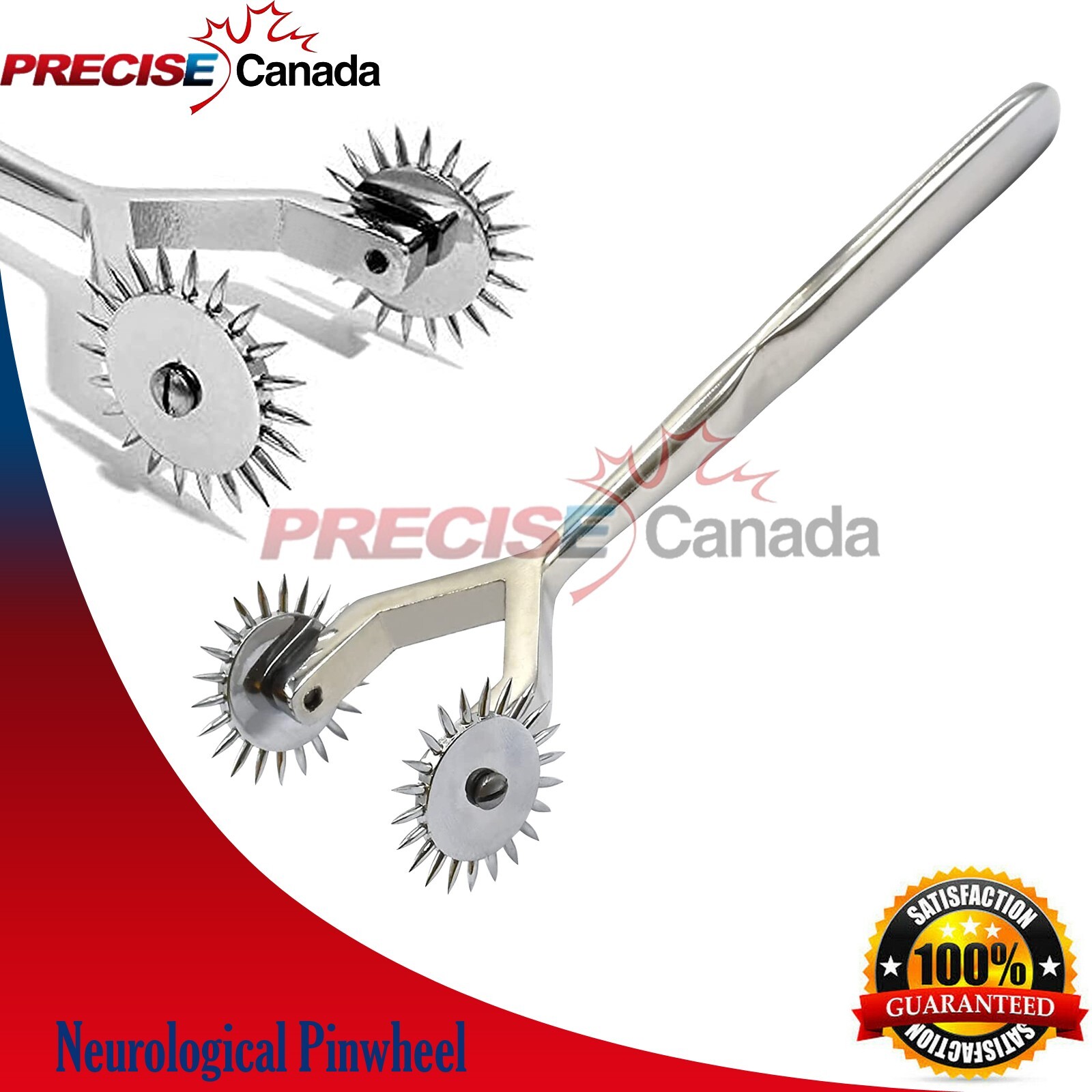 German Steel Pin Wheel 2 Wheel Fetish Neurological Sensory Diagnostic DS-1469
