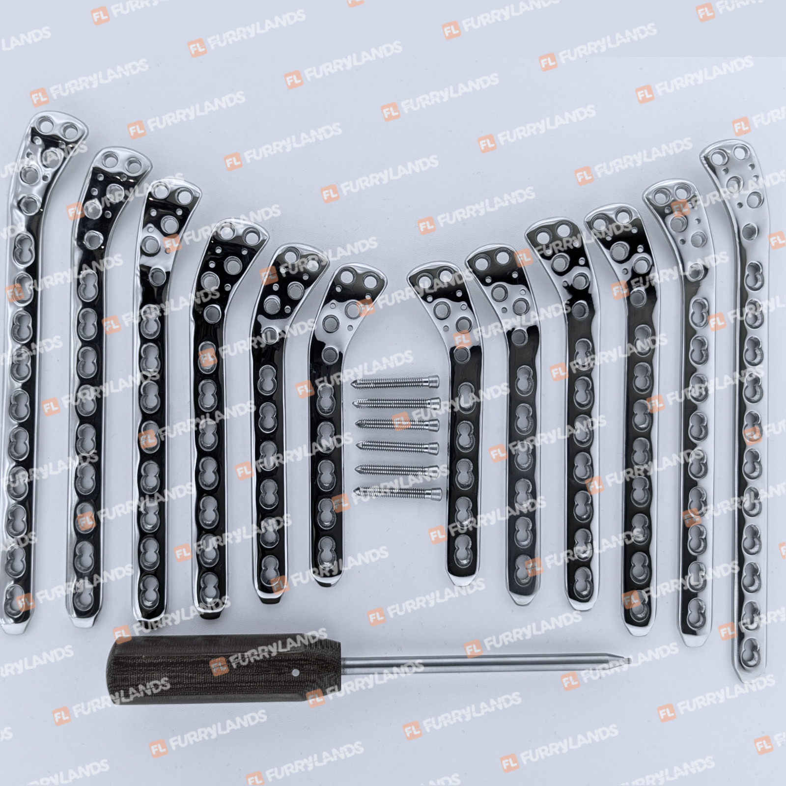 Proxímal Latëral Tibíal Plateau L+R 4-12H 5.0mm Locking Hex Screws 139 Pcs Set