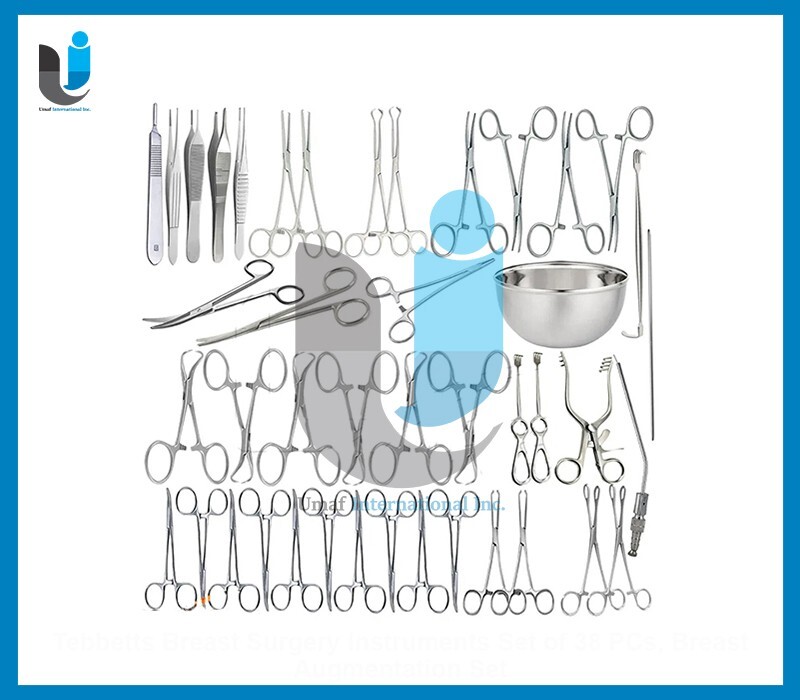 Tendon Nerve Repair Plastic Surgery Set Complete Surgery Instrument Set Of 43Pcs