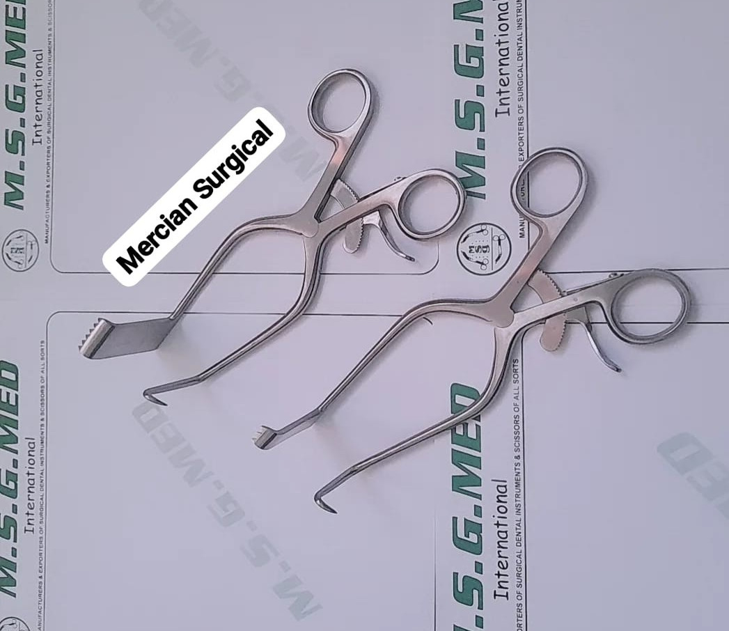 Laminectomy Meyerding Self-Retaining Retractors 18cm R/L Stainless Steel 2PC Set