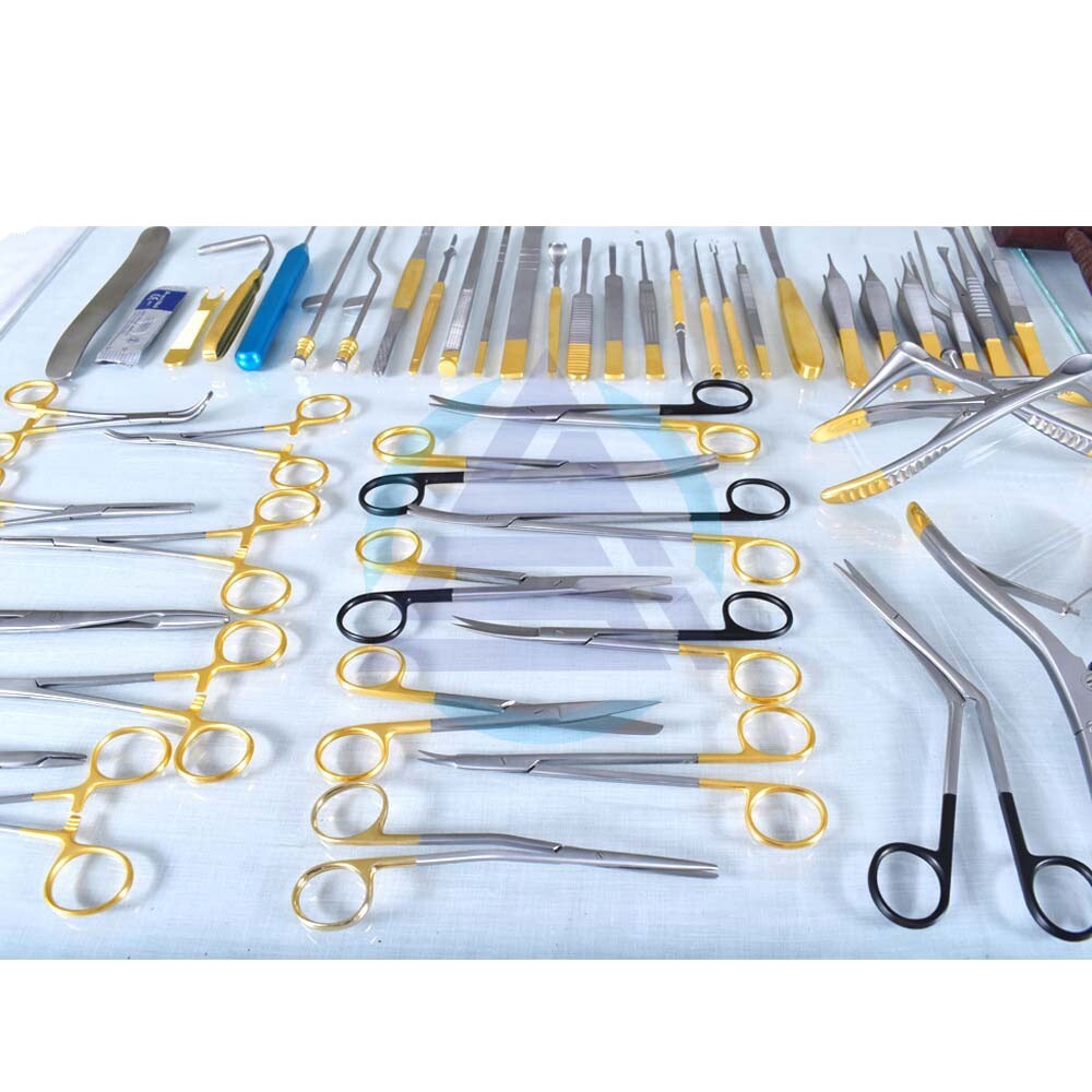 Major Rhinoplasty Gubisch Set of 57 Pieces, Rhinoplasty Reconstructive Surgery
