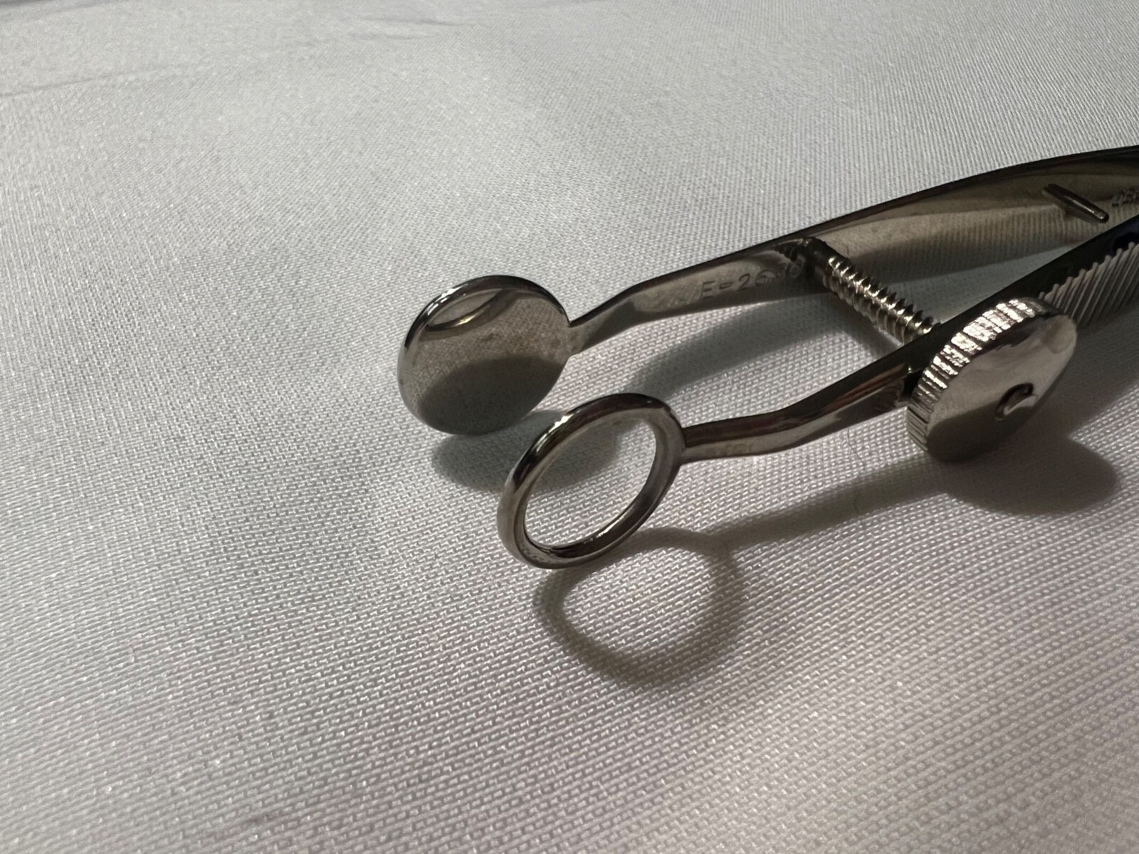 Storz E2630 Lambert Chalazion Small Forceps 10mm Lower X 8mm Upper Plates 3.6″ L
