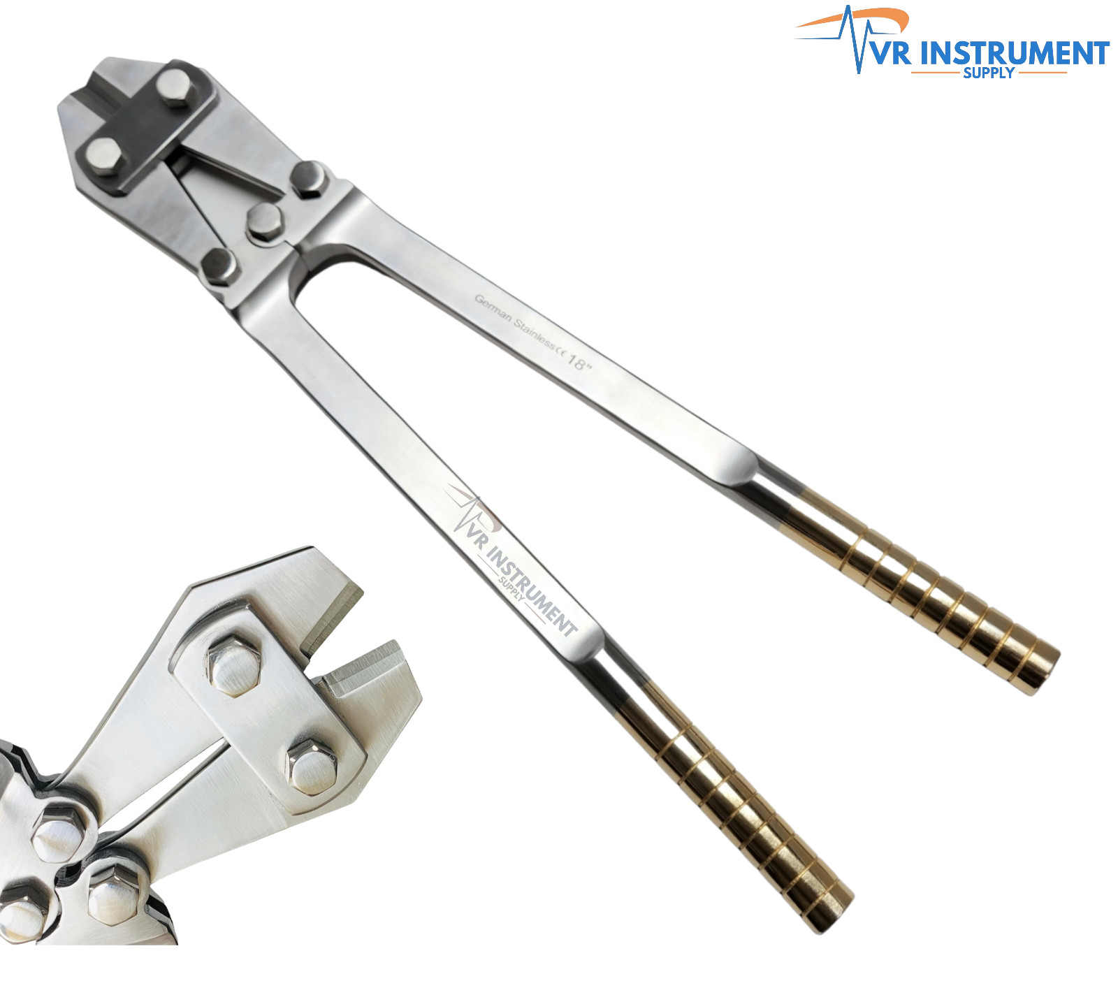 T/C German Pin-Wire & Rods Cutter Heavy Duty Surgical Orthopedic Veterinary 18″