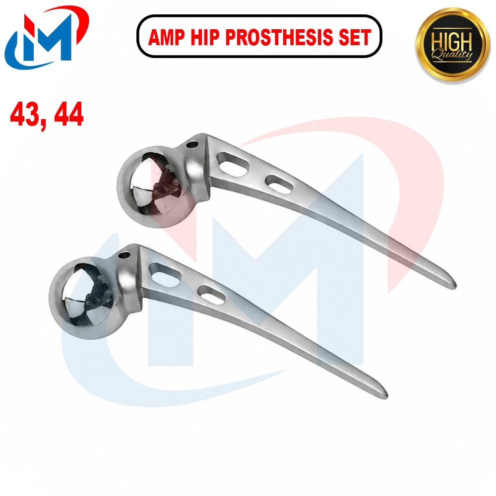 AMP Hip Prosthesis 43mm & 44mm Orthopedic Instruments
