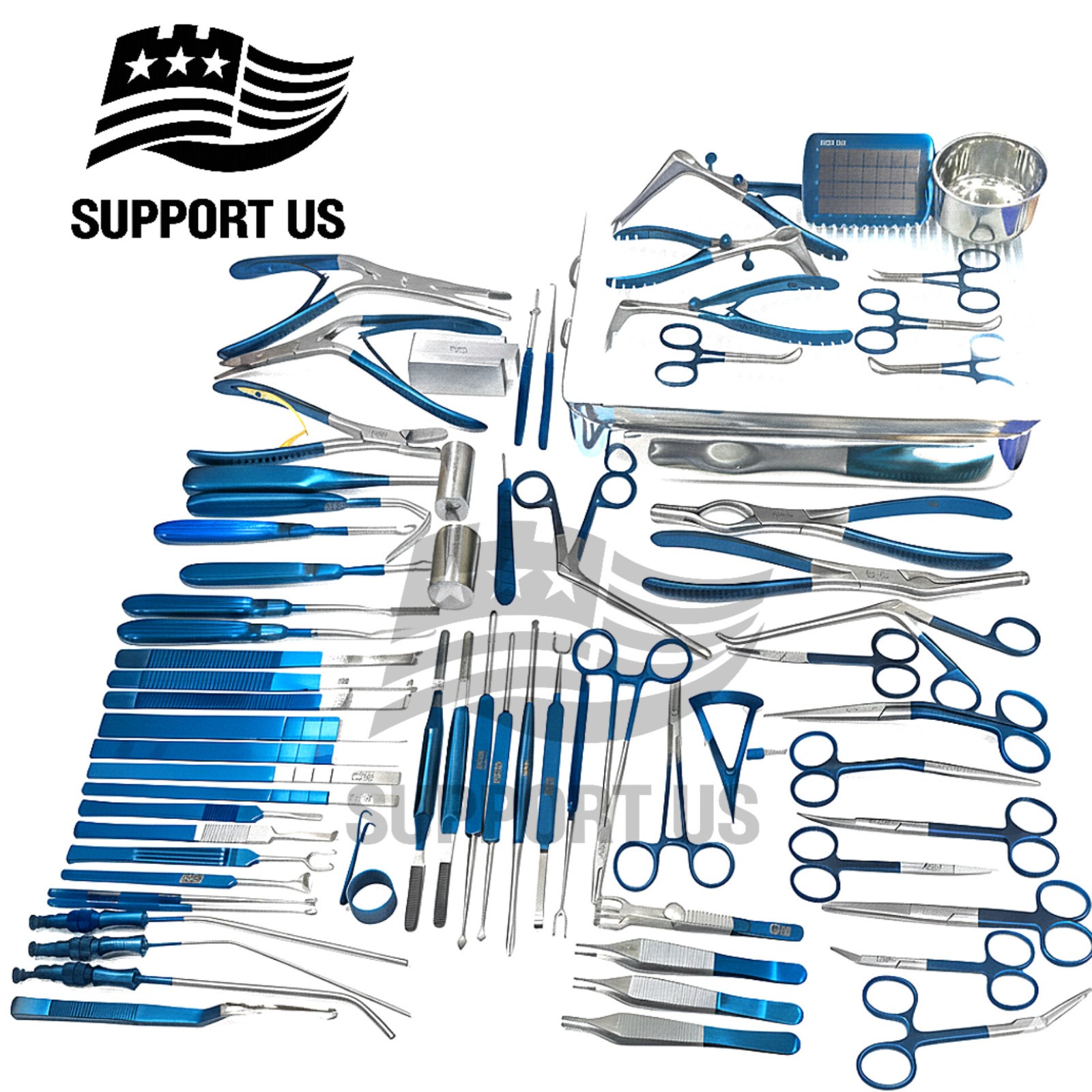 Set of 66 Pcs Major Rhinoplasty Instruments Nose & Plastic Surgery Kit Fast