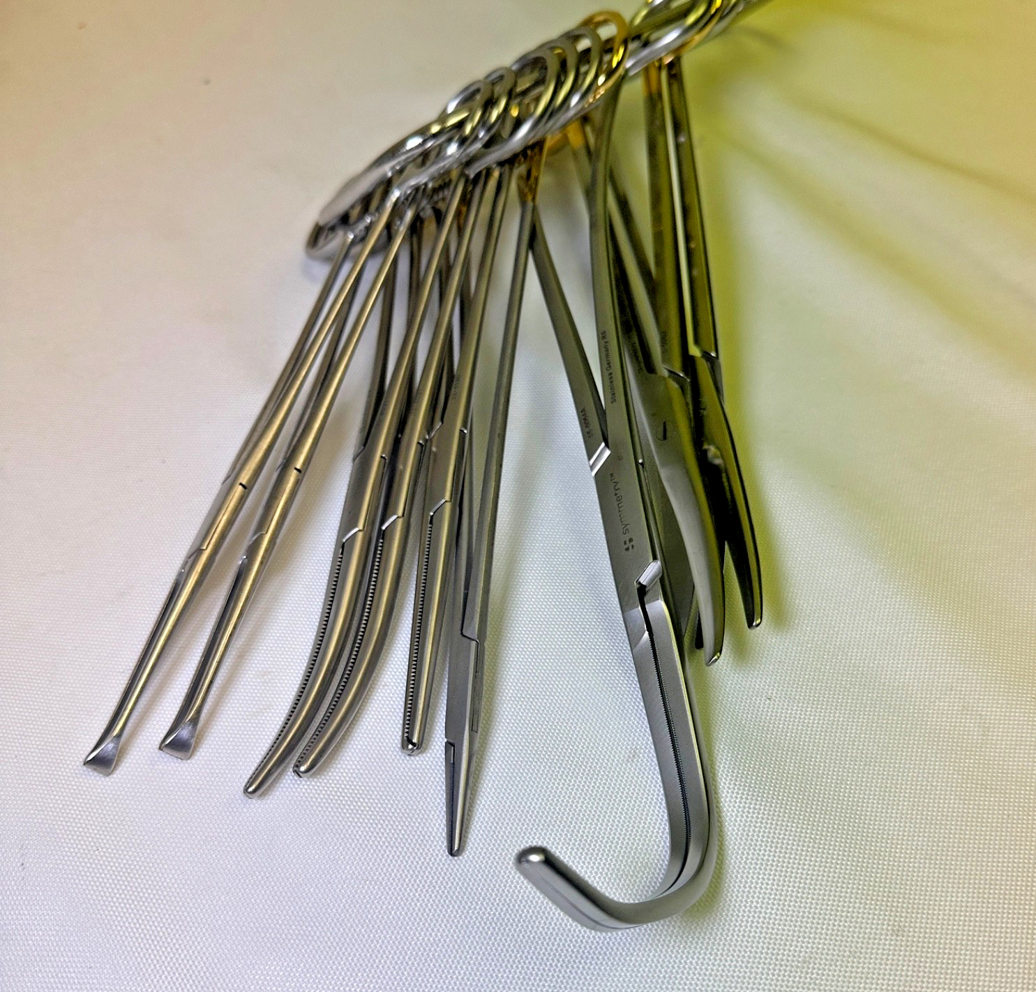14 Piece Codman Jarit CVT Open Chest Instrument Set w/ Sterlization Case
