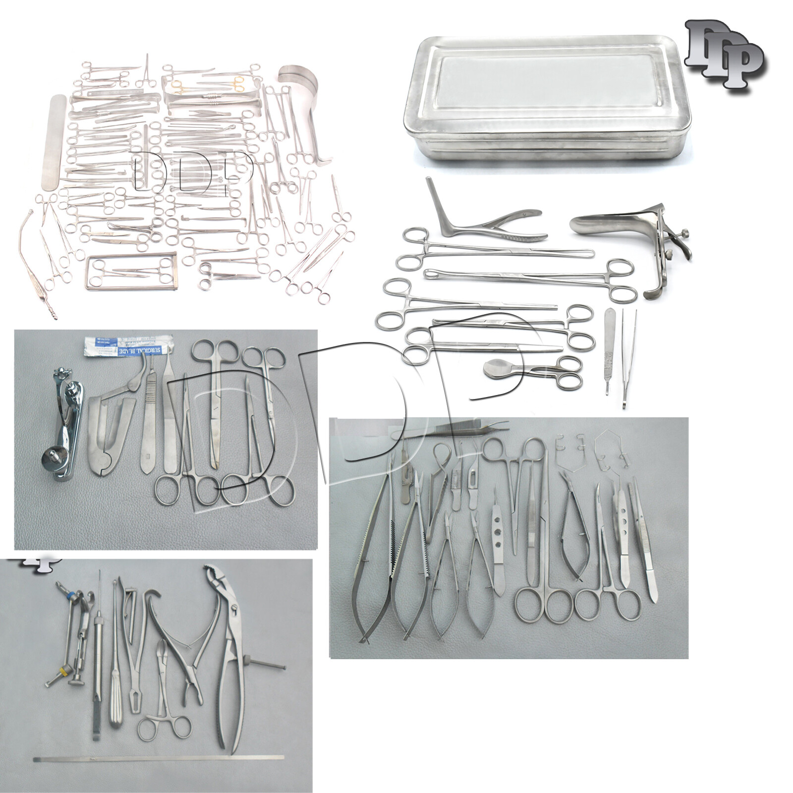 15 Sets Of Orthopaedic,Opthalmic,Urology,Laparotomy,Basic Major surgery, Instru