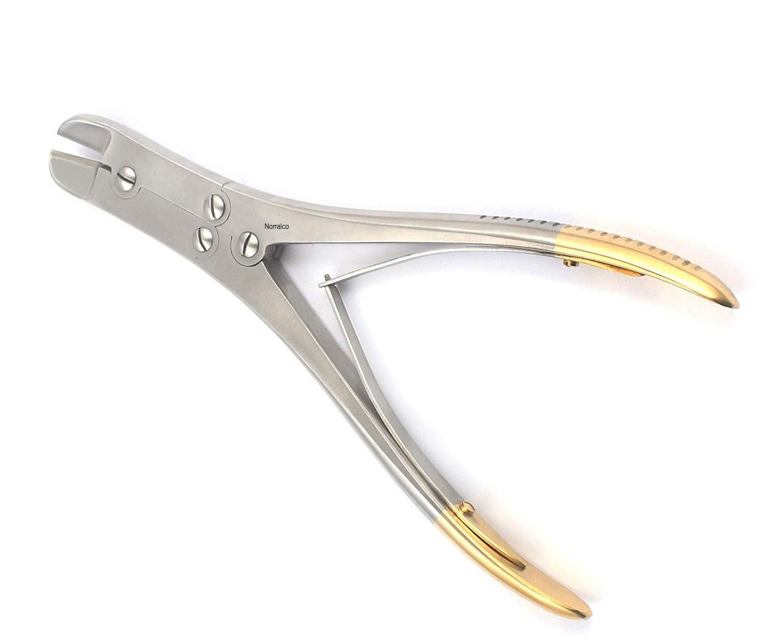 Pin-Wire Cutter, 8.5″, Angled on Flat, Tungsten Carbide Jaws, Max Cap 2.4 mm