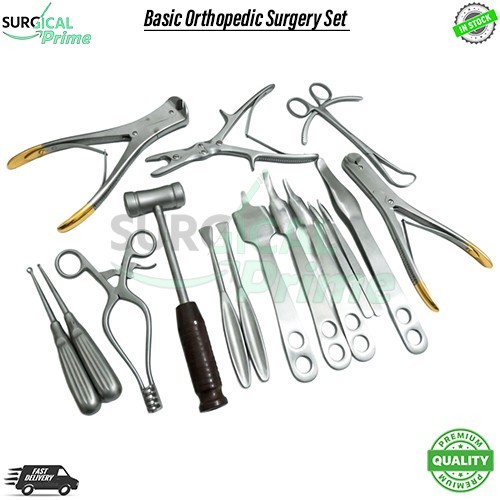 Basic Orthopedic Surgery Set of 16 Pcs Surgical Spine Orthopedic Instruments