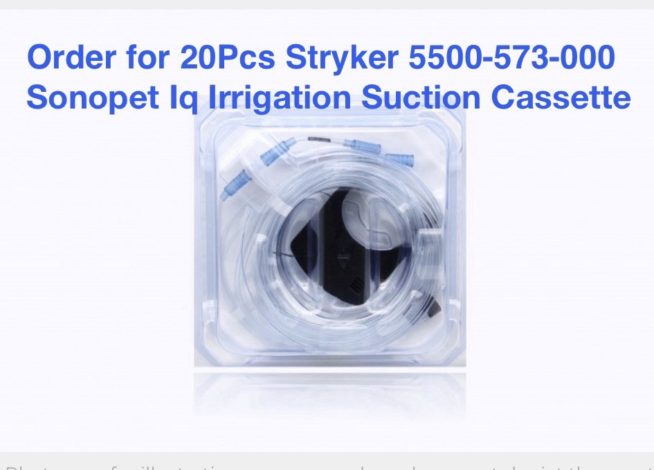 Stryker 5500-007(8)-000 Sonopet iQ Advanced Foot Pedal (Wired or Wireless)
