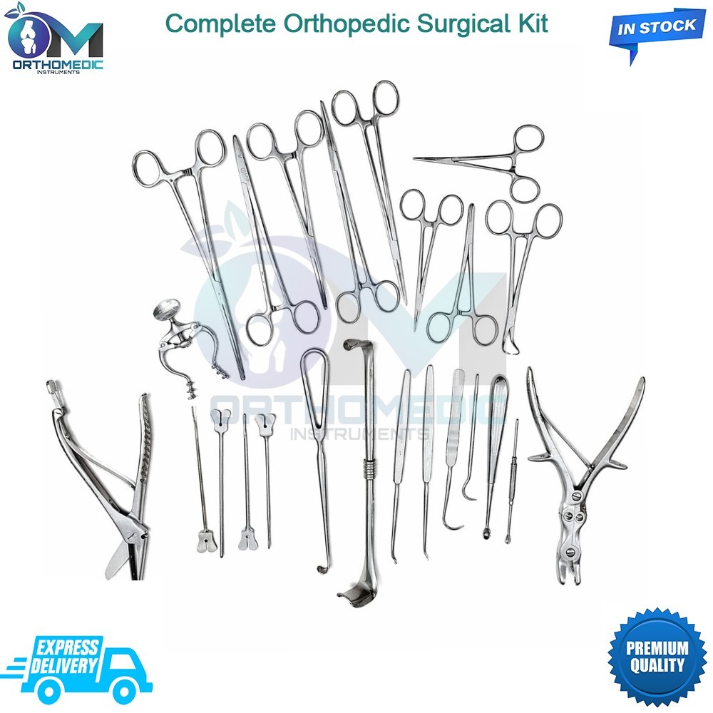 Complete Orthopedic Surgical Kit – 24 PCS Professional Instrument Set