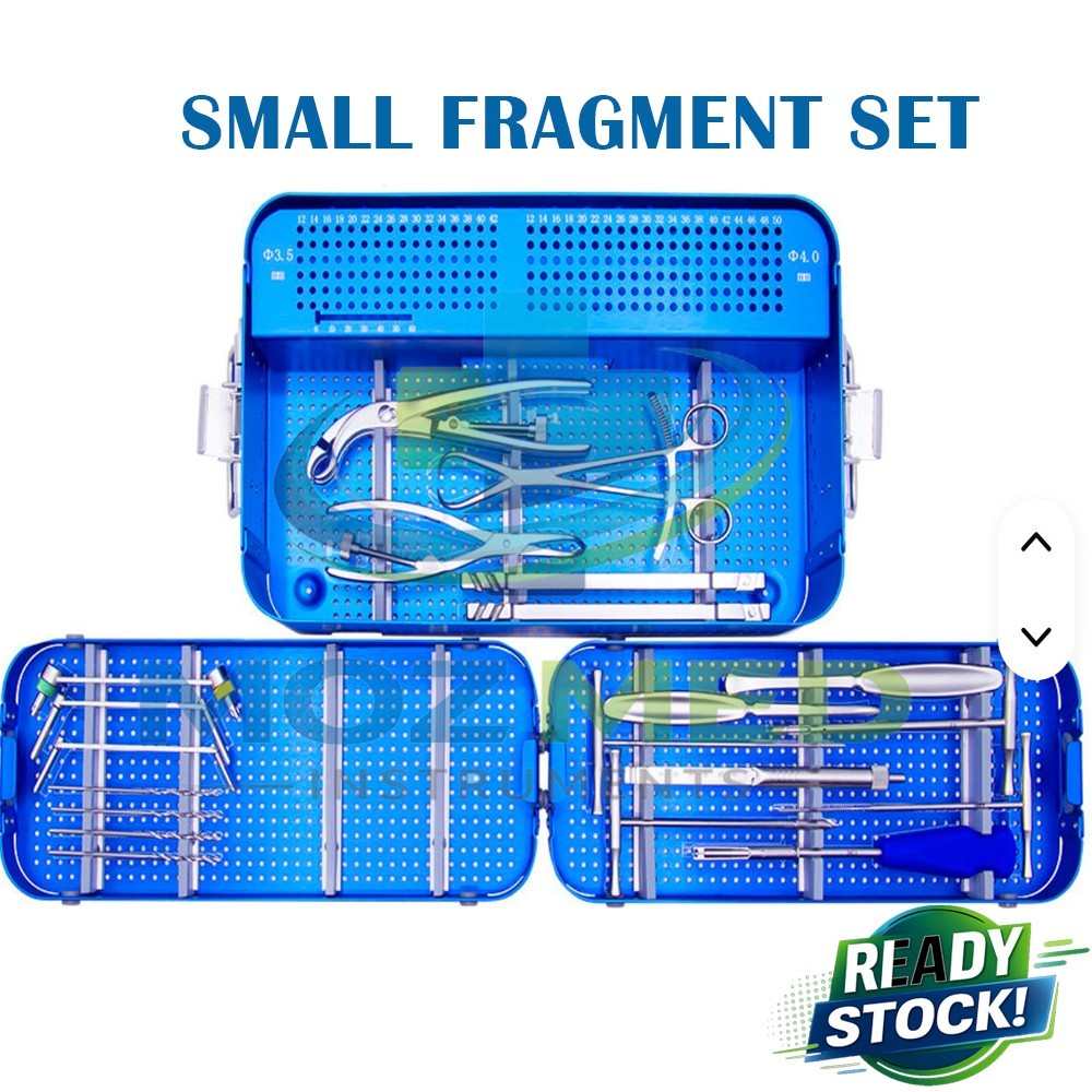 Small Fragment Set Locking And Non locking Instruments Orthopedic Set