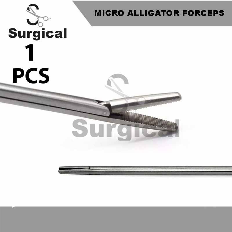 Micro Ear Forceps Serrated Crocodile Alligator Surgical Instruments Sinus Jaws